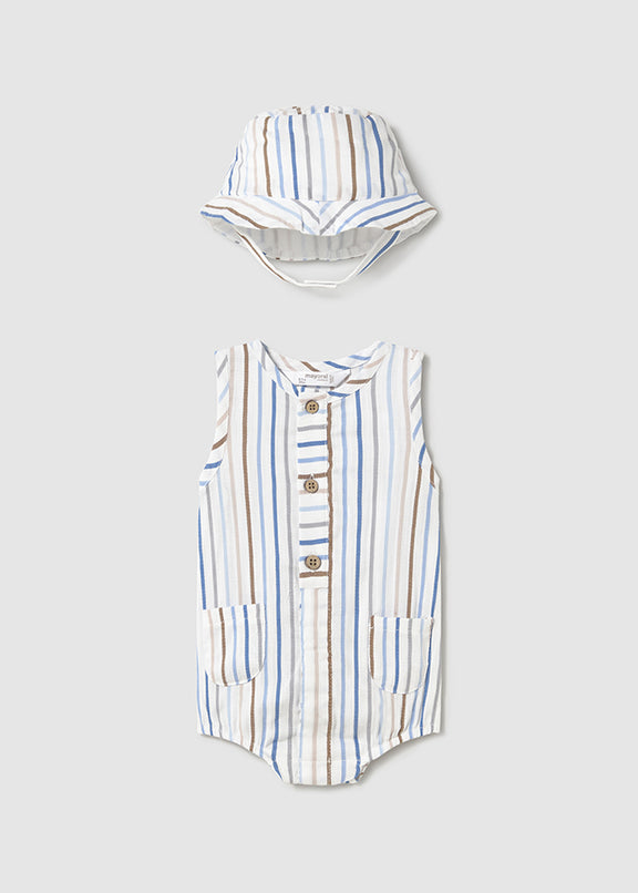 Short bodysuit w/ hat