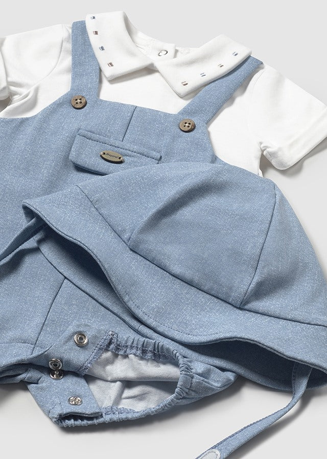 Dungaree with hat