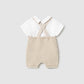 Knit dungarees set