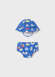 Bathing suit set with hat