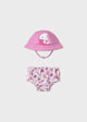 Bathing suit set with hat