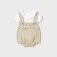 Knit dungarees set