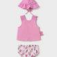 Bathing suit set with hat