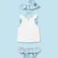 Bathsuit set with hat