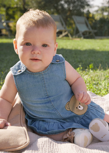 Denim dress & hat