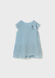 Pleated tulle dress