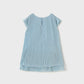 Pleated tulle dress
