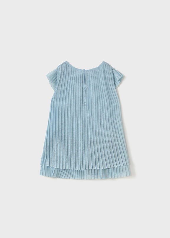 Pleated tulle dress