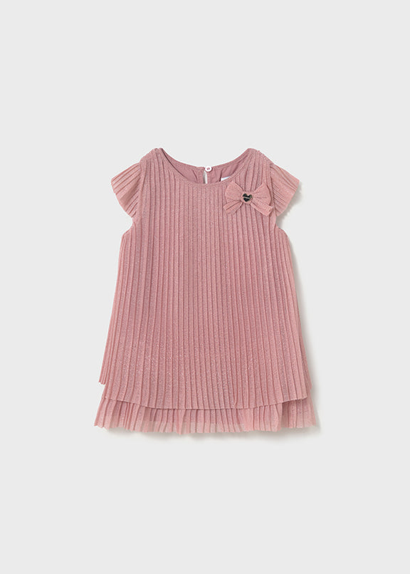 Pleated tulle dress