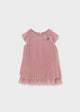 Pleated tulle dress