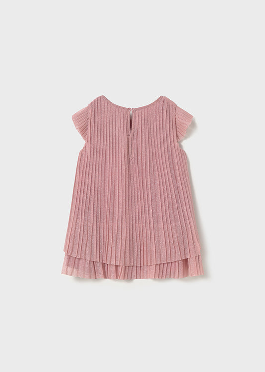 Pleated tulle dress
