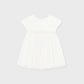 Pleated tulle dress