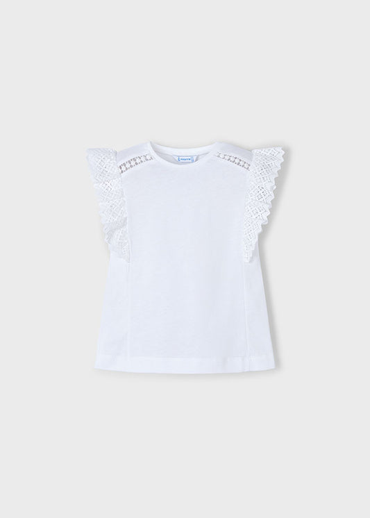 S/s crochet t-shirt