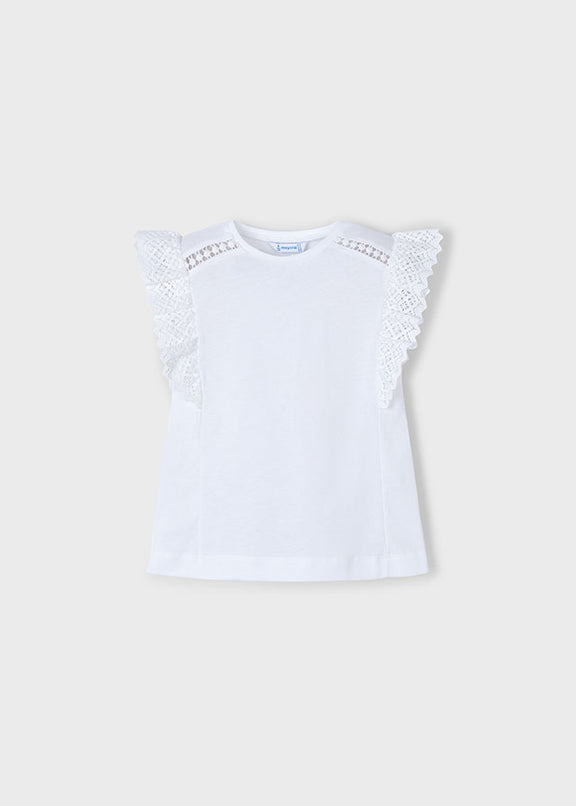 S/s crochet t-shirt
