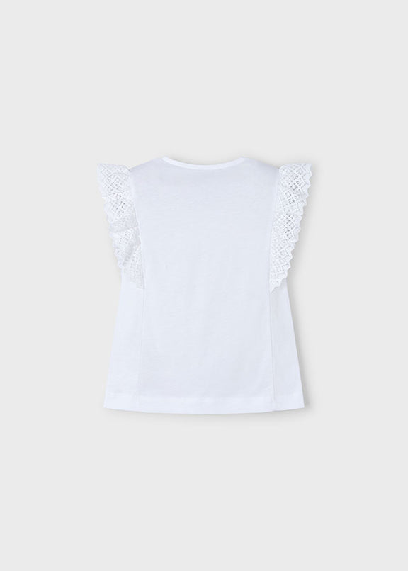 S/s crochet t-shirt