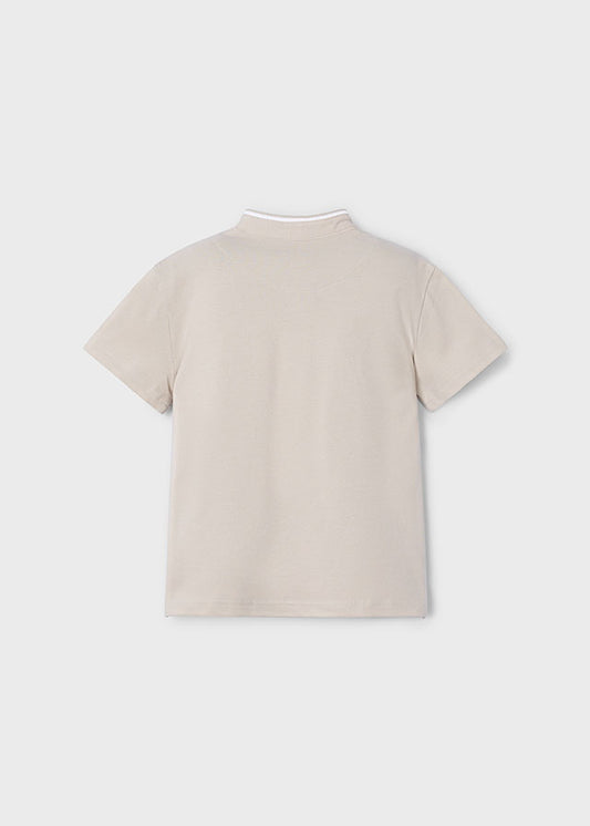 Polo s/s mao neck