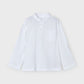 L/s mao-collar polo shirt