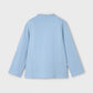 L/s mao-collar polo shirt