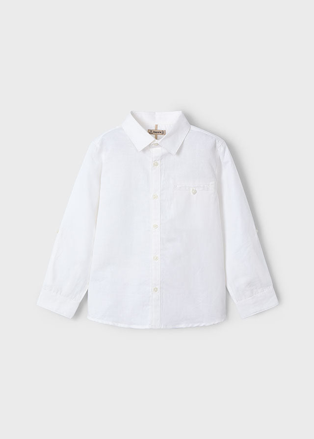 Linen l/s shirt