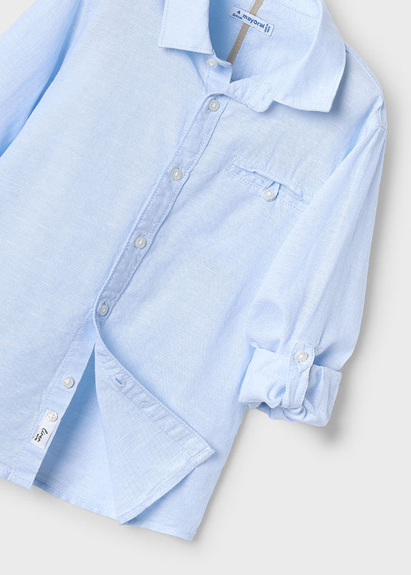 Linen l/s shirt