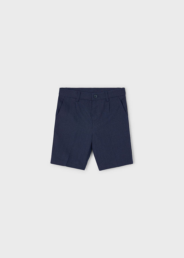 Linen suiting bermuda