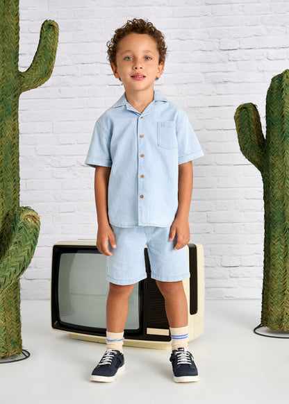 Denim bermuda