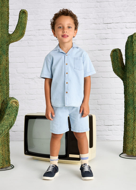 Denim bermuda