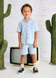 Denim bermuda