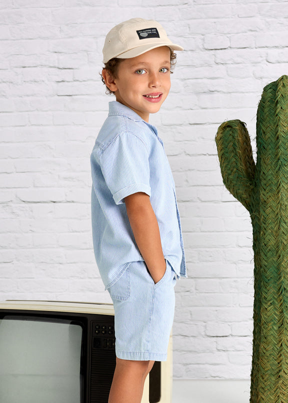 Denim bermuda