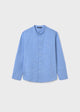 L/s mao collar shirt