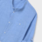 L/s mao collar shirt
