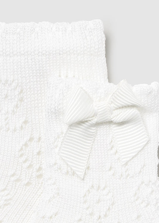 Knit detail socks