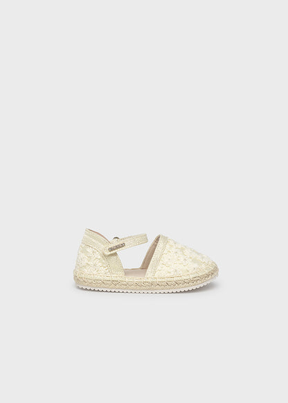 Jute strap shoes
