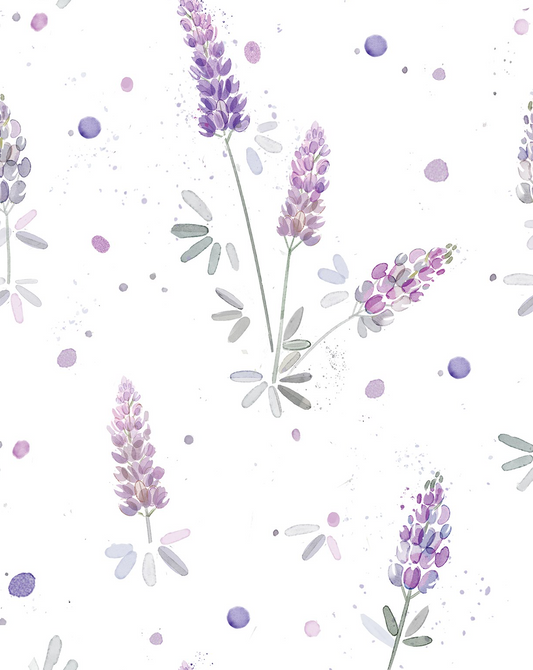 Leggings með lúpína mynstri