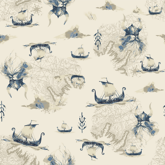 Bolur með víkingamynstri