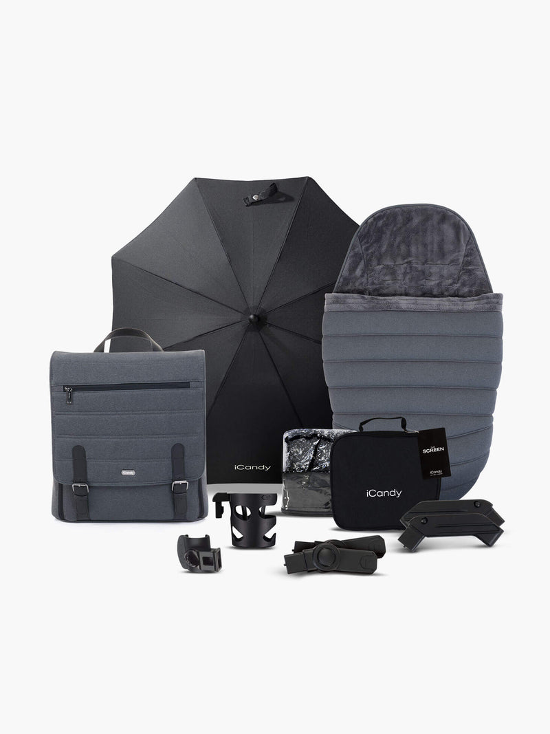 Peach 7 Truffle Pushchair and Carrycot - Car Seat Bundle