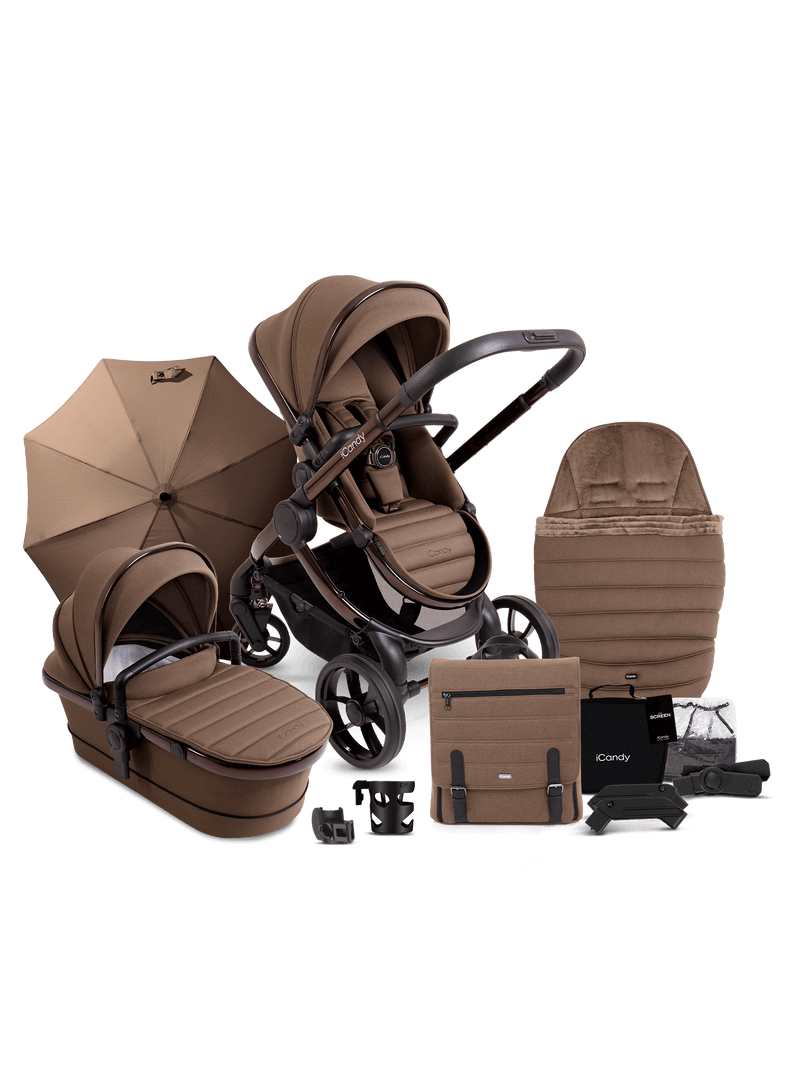 Peach 7 Coco Pushchair and Carrycot - Bundle