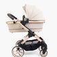 Peach 7 Biscotti Pushchair and Carrycot - Car Seat Bundle