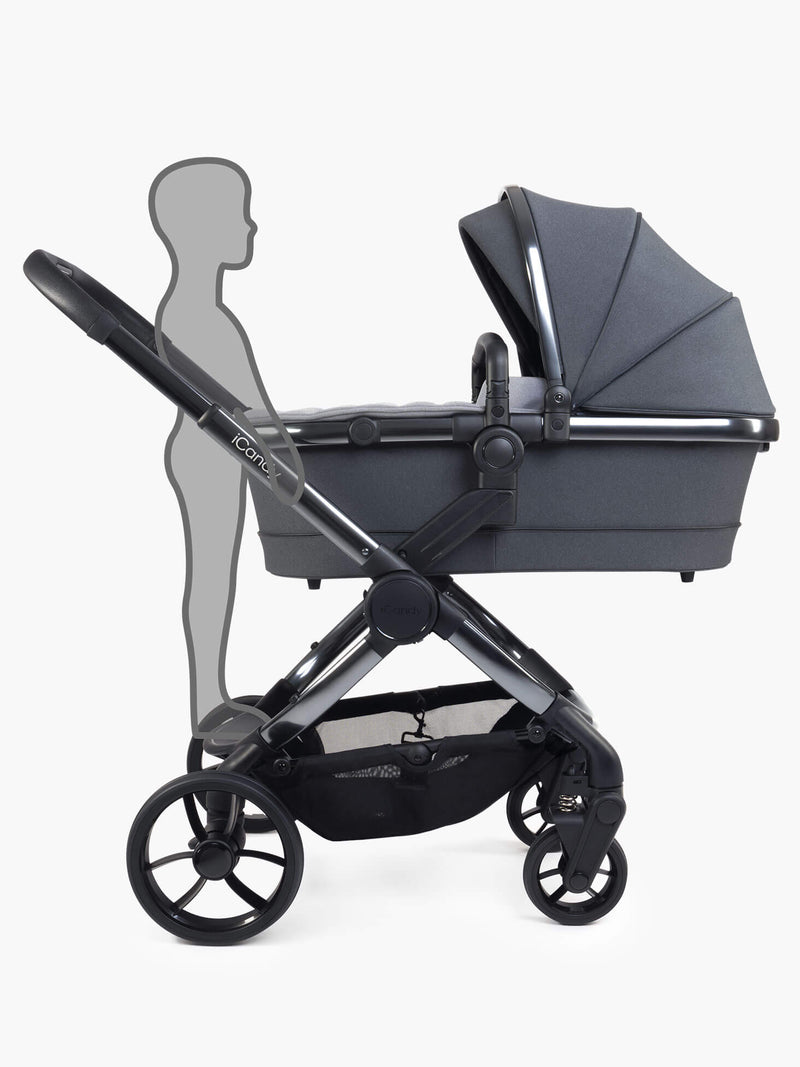 Peach 7 Truffle Pushchair and Carrycot - Bundle