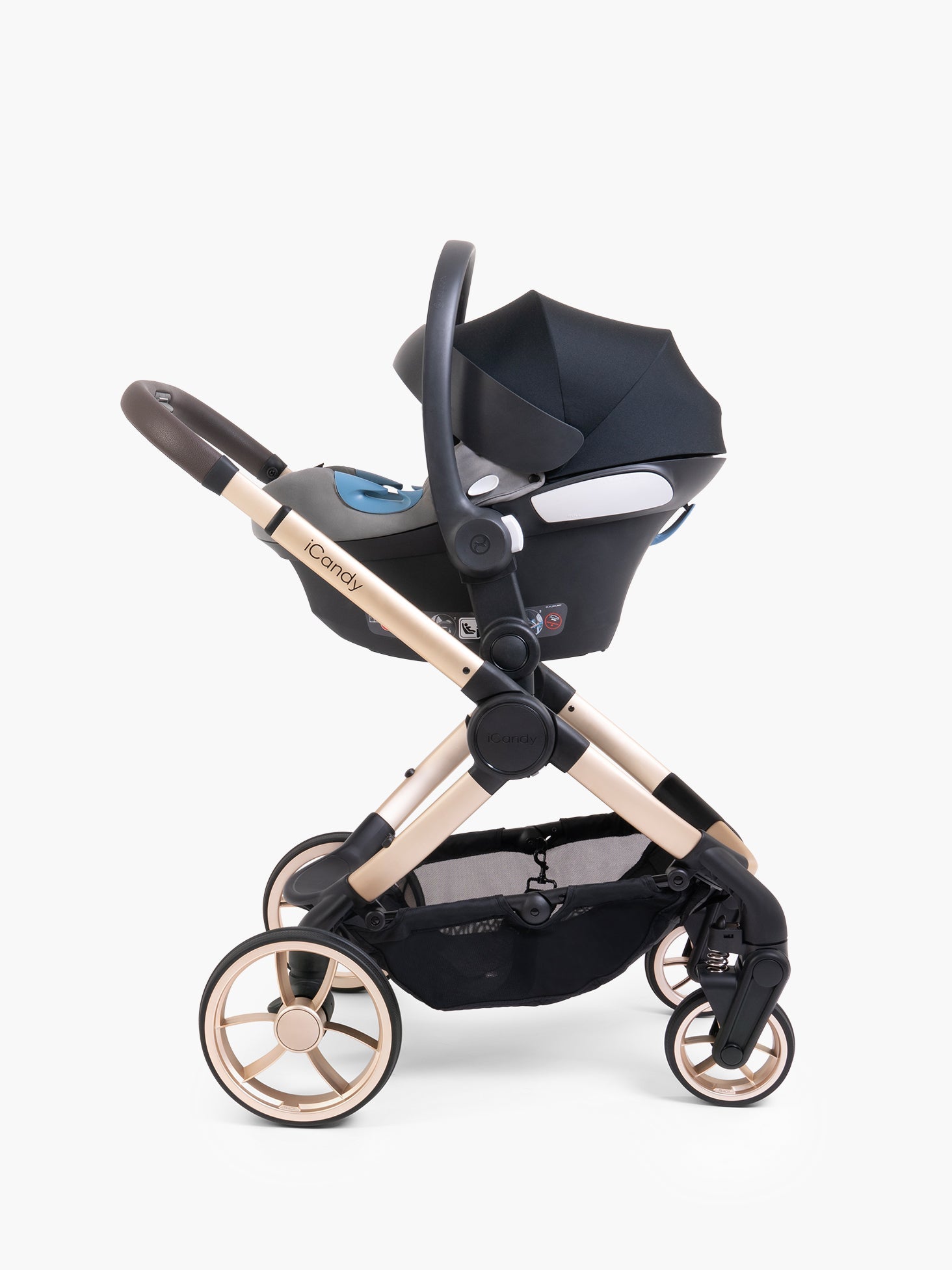 Peach 7 Biscotti Pushchair and Carrycot - Bundle